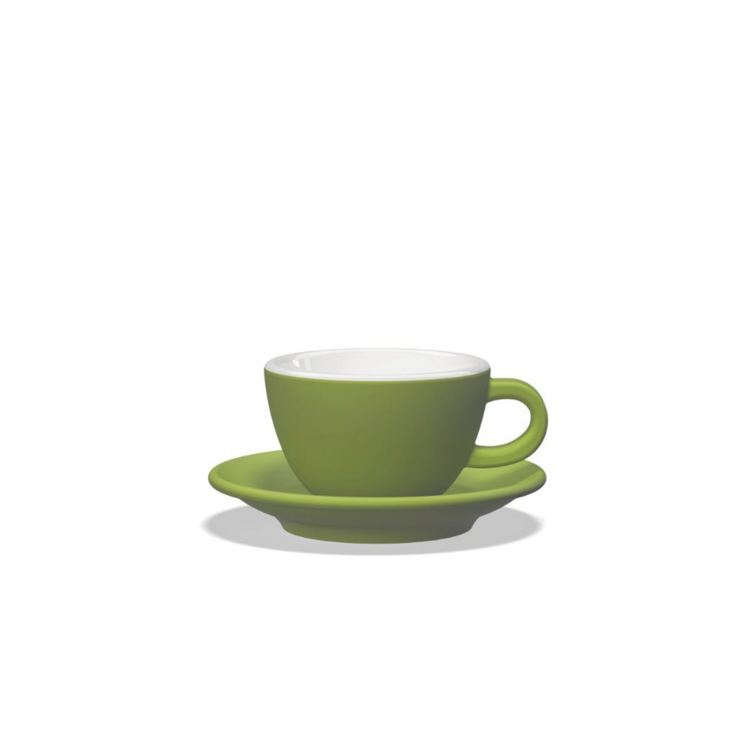 Tulipano Cappuccino Tasse 210 ml, Grün matt