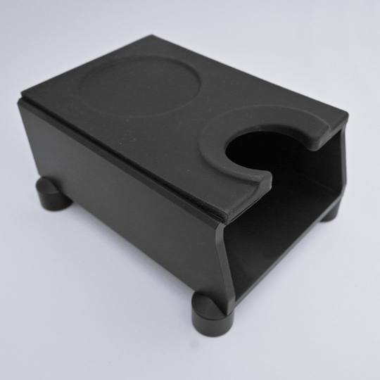 Tamperstation schwarz, brew.coffee